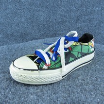 Converse Boys Sneaker Shoes Multicolor Fabric Lace Up Size T 11 Medium - £14.01 GBP