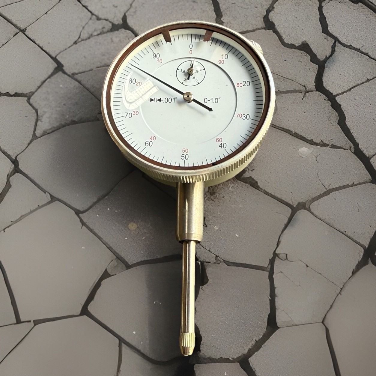0- 1&quot; Range High Precision 0-100 Dial Test Indicator 0.001&quot; Graduation L... - $14.01