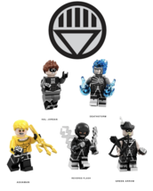 Dark lantern Hal Deathstorm Green Arrow  minifigure building blocks 5pc set - $39.99