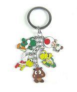 Super Mario Yoshi, Koopa, Toad, Goomba Metal Charm Keychan Key Ring - £8.62 GBP