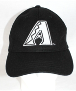 Arizona Diamondbacks Black Baseball Cap Hat Ajustable Back Lightweight Mesh - £10.97 GBP