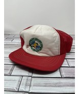 Vintage Clements Scout Reservation Camp Cherokee Mesh Foam Snapback Cap Hat - $34.16 CAD