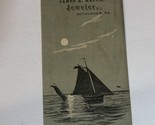 James K Raunch Jeweler Victorian Trade Card Bethlehem Pennsylvania VTC 4 - $6.92
