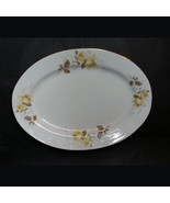 Serving Oval Platter Tray 12&quot;x8.5&quot; Porcelain Made in China - $17.95