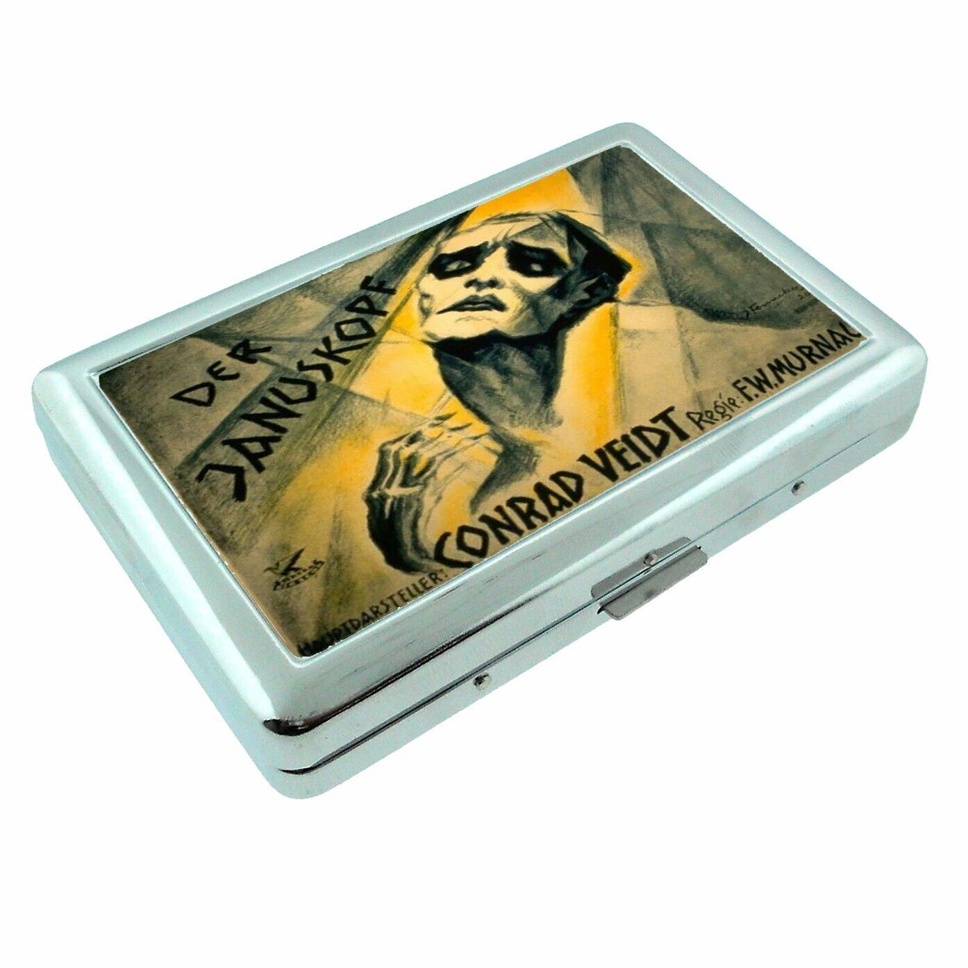 Vintage Expressionist Cinema Film Poster 1 Cigarette Case RFID Protection Wallet