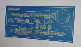 2001 A Space Odyssey Poster # 1 Project Jupiter Schematic U.S.S. Discovery - £31.96 GBP