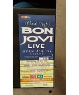 JON BON JOVI - VINTAGE ORIGINAL DONNERSTAG 1996 UNUSED WHOLE FULL CONCER... - $20.98 CAD