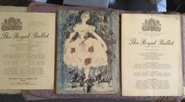 1963 Lot Of 3 Royal Ballet Souvenir Program &amp; 2 Palaybill Opera House Arie Crown - £15.98 GBP