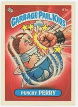 1986 Topps Gpk OS3 Garbage Pail Kids 97a Punchy Perry Trading Card Diecut Error - £7.70 GBP