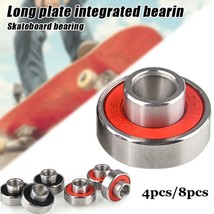 4/8pcs 608-2RS Skated ings Long Plate Integrated ing ABEC-11 High Speed Silent S - £85.39 GBP