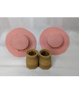 Furskins Teddy Bear Pink Hat Boots Mini Plush Stuffed Animal Toy - $11.66