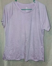 Womens Athletic XL 16-18 Lavendar Short Sleeve Mesh Back - $223.49 MXN