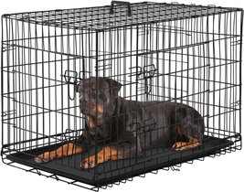 Large Dog Crate Kennel for Medium Large Dogs Metal - £70.28 GBP