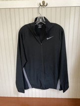 Nike Men’s Dri-FIT Jacket Full Zip, Black Size Medium. - £10.85 GBP