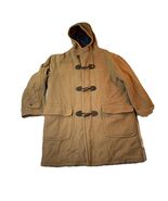 Vintage LL Bean Toggle Duffle Coat Wool Thinsulate Beige Tan Size Large ... - $2,596.06 MXN