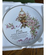 AVON 15th ANNIVERSARY PLATE THE AVON ROSE COLLECTORS PLATE - $7.79 CAD