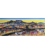 Signed 2010 N. King South African Township 3D Tin Ad plates Mixed Media ... - €328,54 EUR