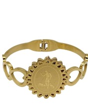 Saint Lazarus bracelet pulsera San Lazarus Babalú-Ayé stainless steel ac... - £22.59 GBP