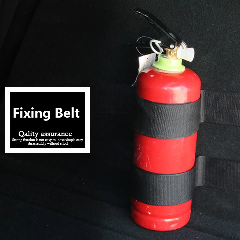 Car Trunk Organizer Elastic Fixing Belt Strap Storage Bag Tapes Fire Extinguis - £8.44 GBP