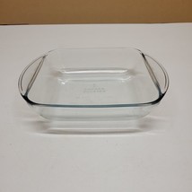 2 Qt. ANCHOR HOCKING Clear Glass Square Baking Dish 8.5 x 8.5 Casserole 2qt - £9.51 GBP