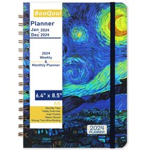 2024 Planner  Weekly &amp; Monthly Planner 2024, Jan.2024 - Dec.2024, 6.4&quot; X 8.5&quot;, 2 - £10.38 GBP