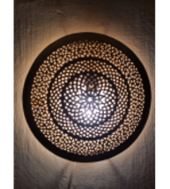 Mystical treasure copper wall light, Moroccan design, Copper wall sconce,  - $250.00