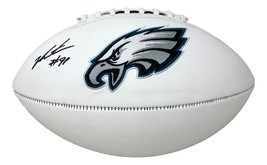 Jalen Carter Signé Philadelphia Eagles Logo Football JSA ITP - $135.79