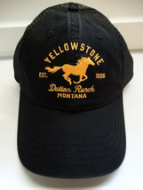 Yellowstone Tv Show Horse Logo Dutton Ranch Licensed Trucker Black Hat - $23.95