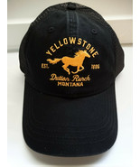 Yellowstone Tv Show Horse Logo Dutton Ranch Licensed Trucker Black Hat - £18.83 GBP