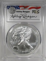 2018 Silver Eagle PCGS MS70 Reagan Legacy AL265 - £58.05 GBP