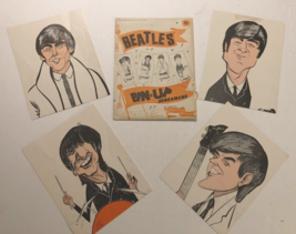 Beatles Pin-Up Screamers Posters 1964 Gordon Currie Caricature McCartney... - $74.25