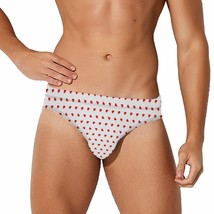 Mondxflaur Red Hearts Swim Briefs Sexy Swimming Trunks Quick Dry Soft At... - $19.99