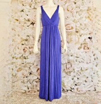 GREEN ENVELOPE Women’s Purple Maxi Dress Sz Small S - £14.97 GBP