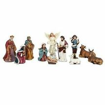 NATIVITY OF JESUS STATUE 11PC SET MARY AND JOSEPH THREE KINGS FARM BOY A... - $239.64 CAD