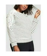 A New Day Plus Size Womens Striped Lace  Pull Over  Size X or 2X NWT - £14.32 GBP