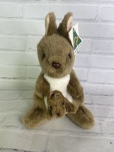 Aussie Bush Toys Australia Kangaroo With Baby Plush Stuffed Animal Toy - £13.59 GBP
