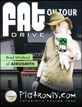 Aerosmith Brad Whitford Pigtronix Fat Drive guitar effects pedal 2013 ad print - £2.99 GBP