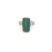 Natural Tourmaline Sapphire Ring 7 14k WG 12.17 TCW Certified $9,750 311033 - £2,758.51 GBP