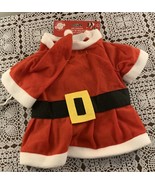 Christmas House Dog Santa Claus Outfit Costume with Hat Medium Large Bra... - $12.99