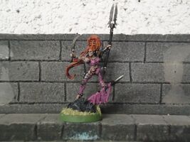 lelith hesperax dark eldar druchari warhammer 40K metal model painted ci... - $43.27