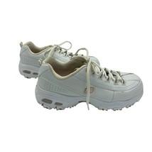 Skechers Sport D&#39;Lites White Casual Walking Athletic Shoes 13088W Womens Size 8 - £19.57 GBP