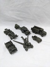 Lot Of (6) Plastic Military Vehicles Made In Austria 1-4&quot; - $69.29