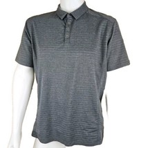 Kuhl AirKuhl Polo Shirt Mens XL Short Sleeve Gray Wicking UPF50+ Golf Hiking - £23.31 GBP