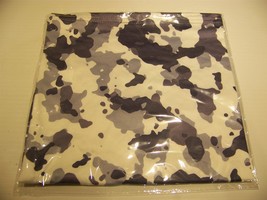 Camouflage Unisex Neck Gaiter Mask Infinity Scarf Balaclava Gray White - £7.22 GBP