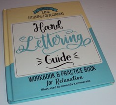 Hand Lettering Guide Step by Step Hand Lettering for Beginners Workbook Book NEW - $16.10