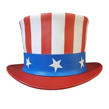 Uncle Sam Leather Top Hat - £237.09 GBP