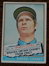 Darrel Chaney, Braves,  1976  #259T Topps Baseball Card, GOOD CONDITION - £0.79 GBP