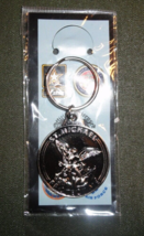 UNITED STATES NAVY USN SAINT MICHAEL PROTECTOR HEALER MEDAL PENDANT KEY ... - $37.79