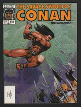 THE SAVAGE SWORD OF CONAN Vol.1 #124 - 1986, Marvel, VF/VF+, B&amp;W Magazine - $5.94