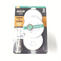 ProLink Plug-in LED Under Cabinet Puck Lights 3-Pack Modular Dimmable Bright New - £9.69 GBP